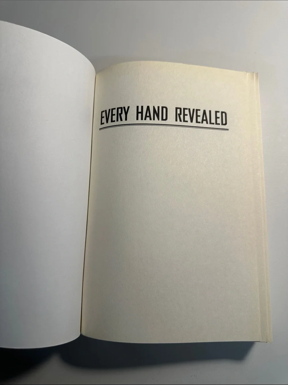 Every Hand Revealed - Paperback, by Hansen Gus  Pre-owned Good condition